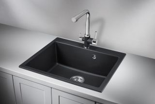 Мойка кухонная Granula 6001, ЧЁРНЫЙ